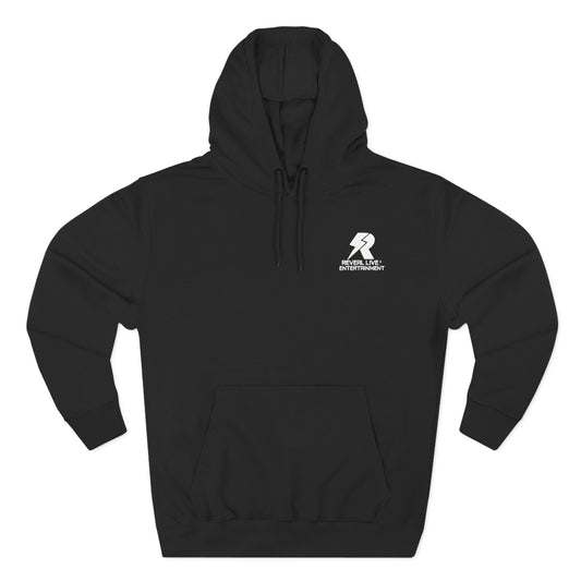 Reveal White Logo Fleece Hoodie
