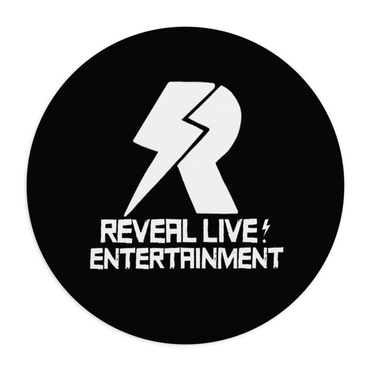 Reveal White Logo Mouse Pad
