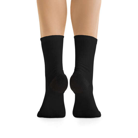 Reveal White Logo Recycled Socks