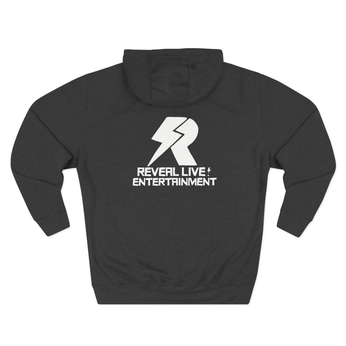 Reveal White Logo Fleece Hoodie