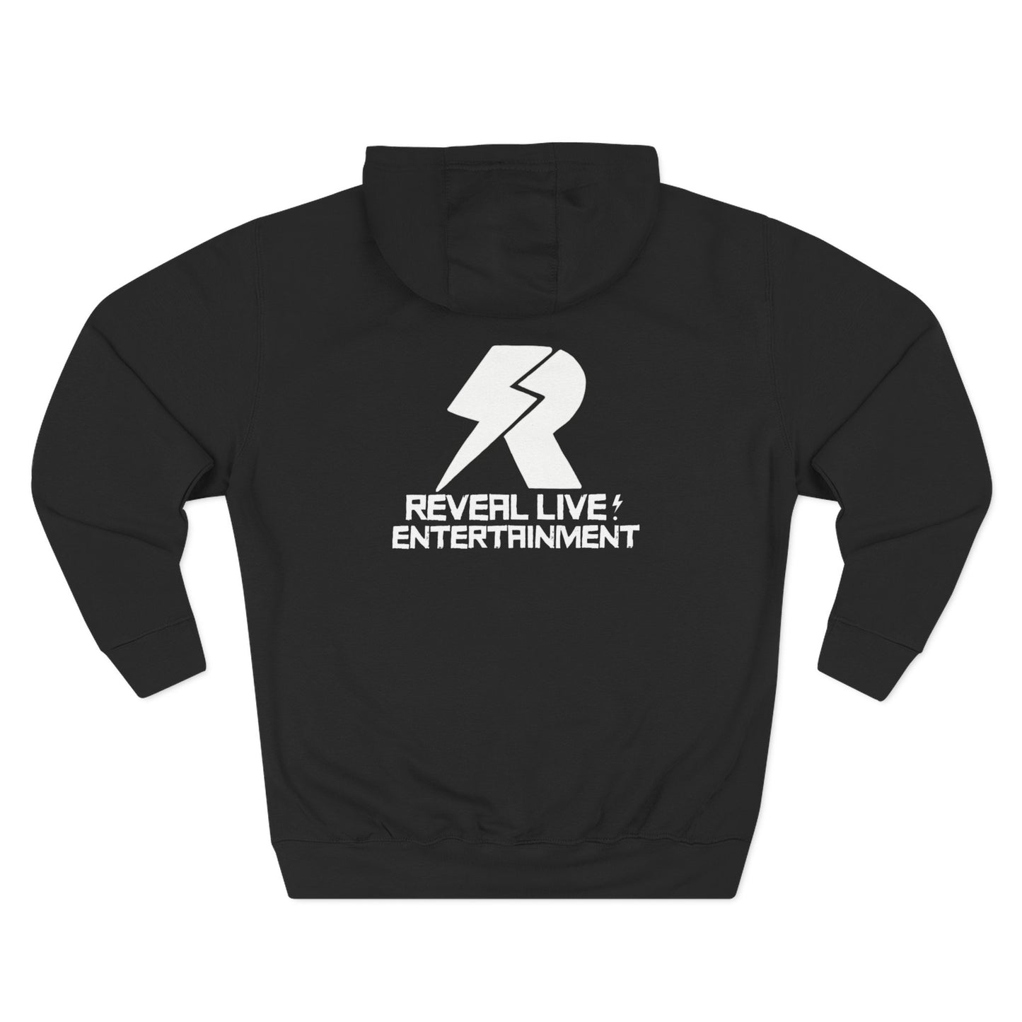 Reveal White Logo Fleece Hoodie