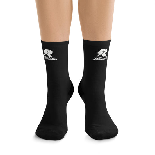 Reveal White Logo Recycled Socks